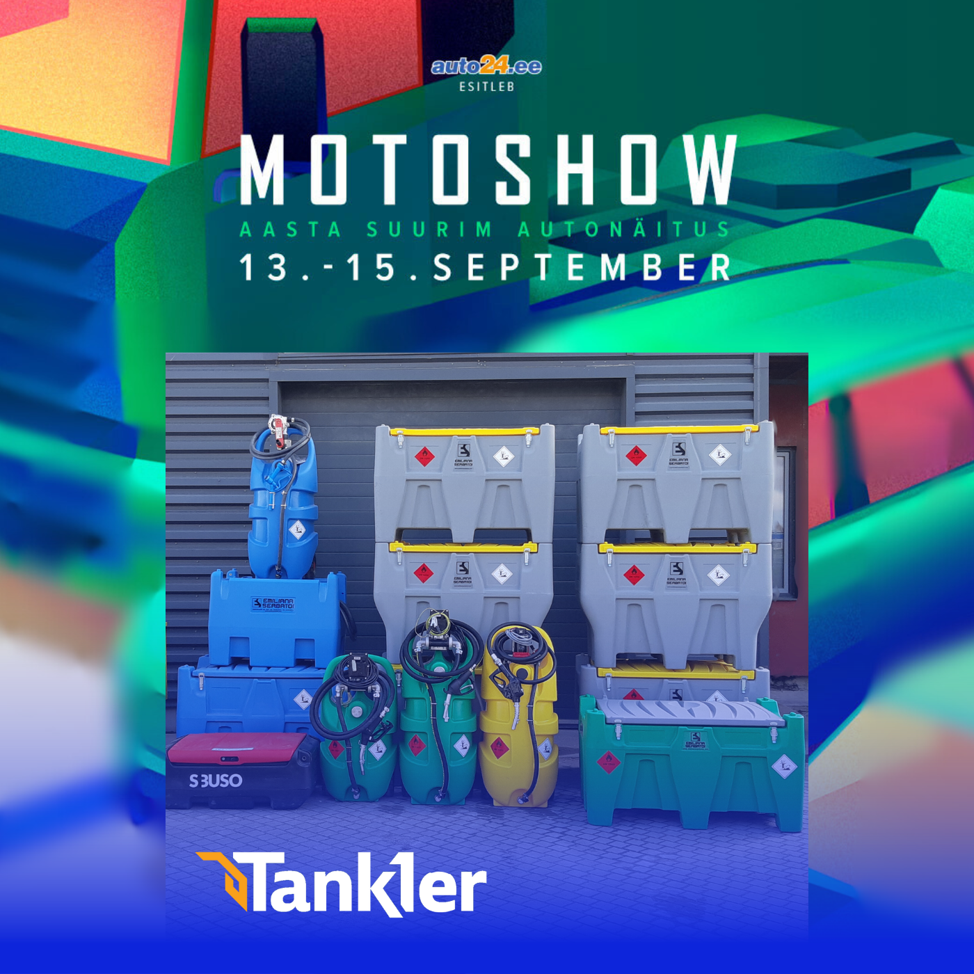 Hei Motoshow huvilised! Anname teada, et ka see aasta osaleb Tankler Aasta suurimal autonäitusel. Tule tutvu oma silmaga, mis meil pakkuda on Kohtumiseni Motosh